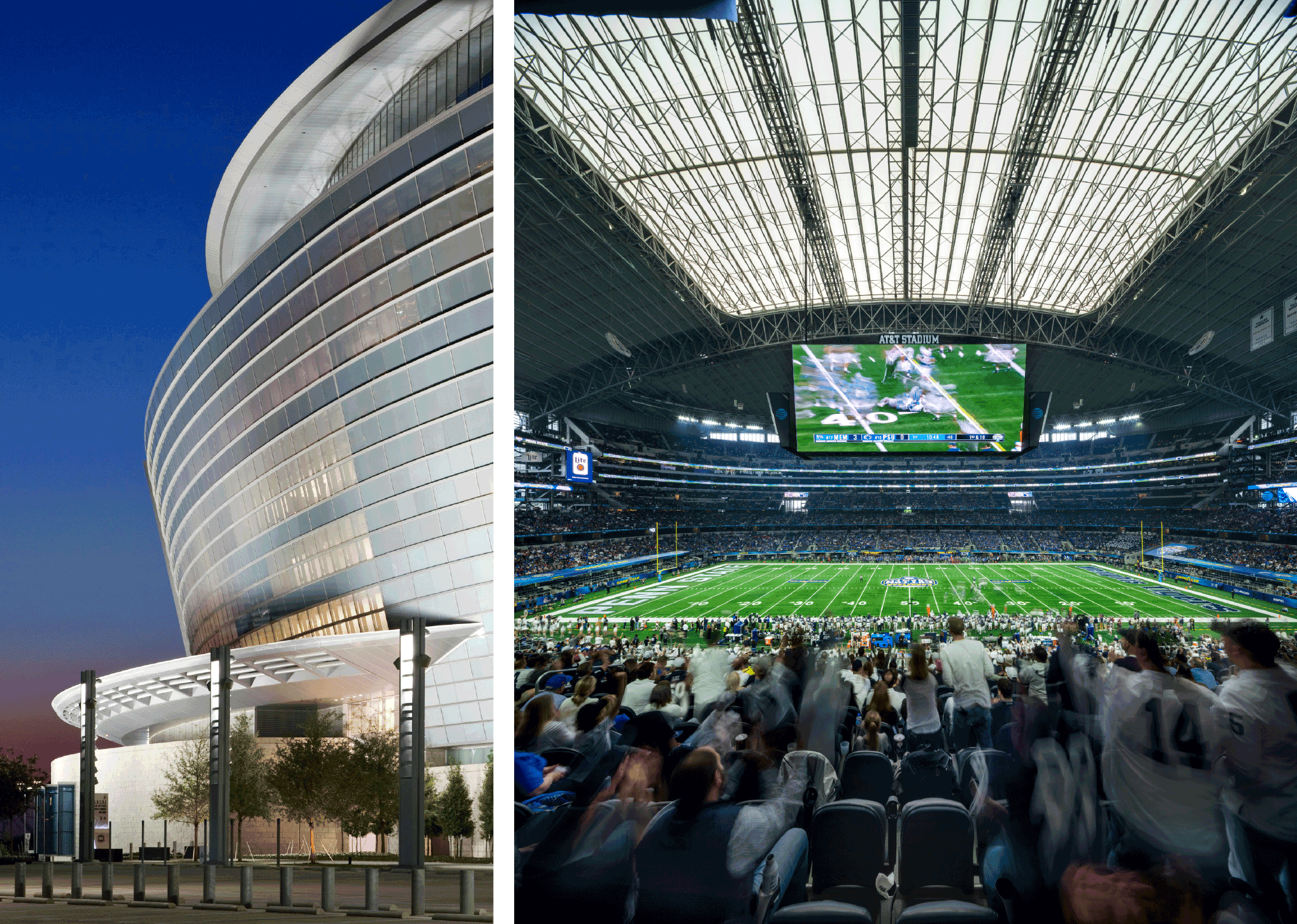AT&T Stadium Stadium Design Blends Iconic Past With Leap Into the Future